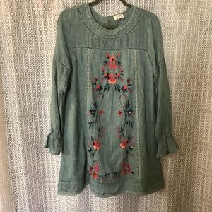 Umgee Embroidered Dress